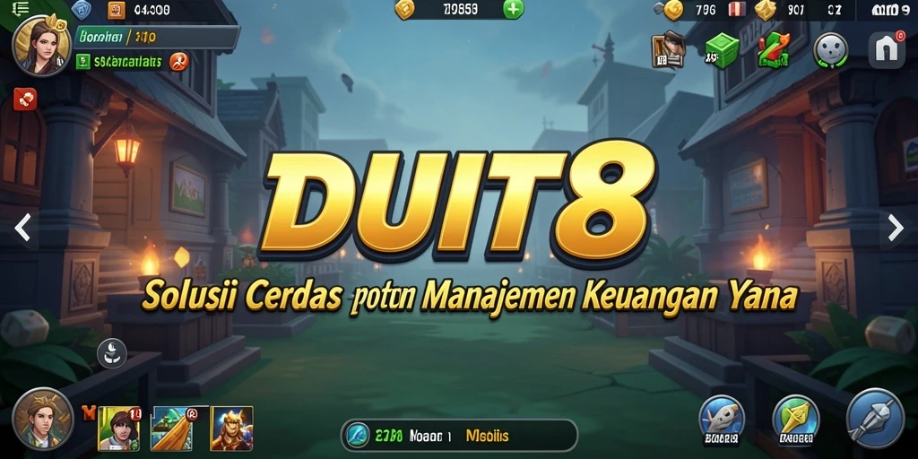 Tampilan antarmuka pengguna DUIT8 yang sederhana dan efektif.
