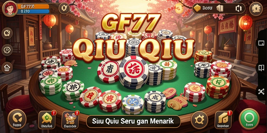 Tampilan menarik gameplay QiuQiu di GF777.