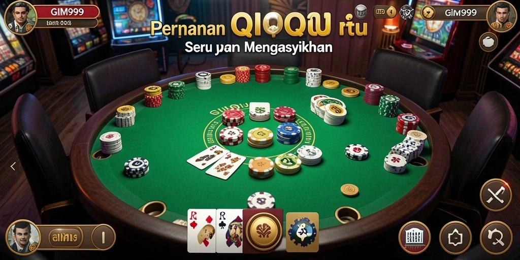 Tangkapan layar GIM999 menampilkan momen seru permainan QiuQiu.
