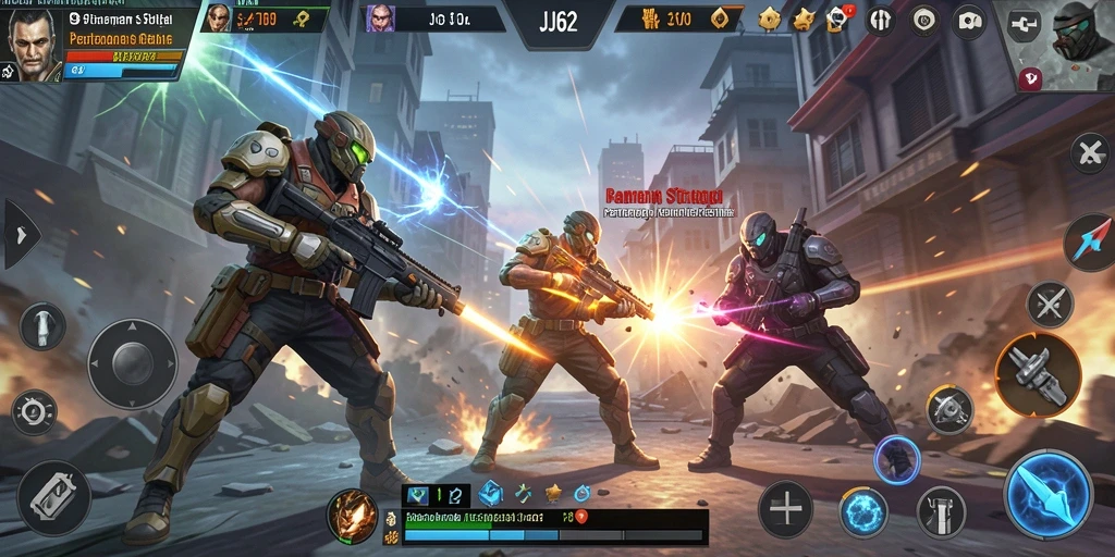 Gameplay seru dan strategis dalam JJ62 yang penuh aksi.